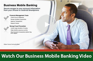 Business Mobile Banking Video Image